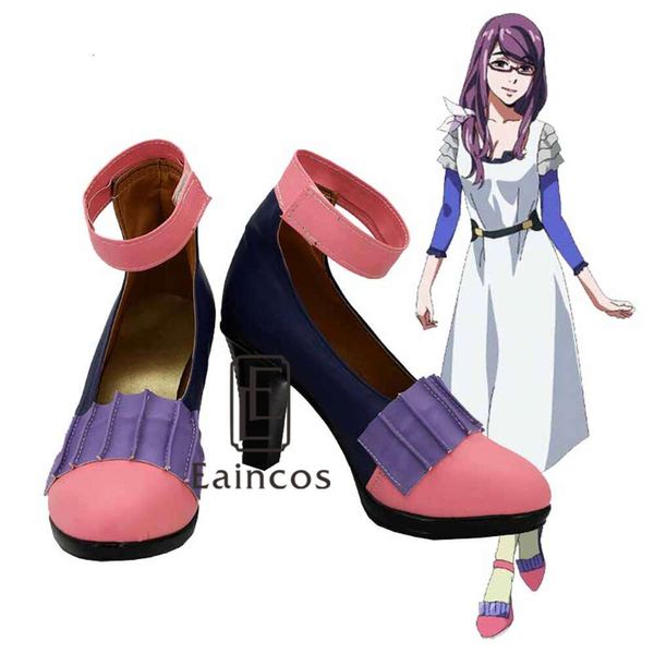 Disfraces de catsuit Anime Tokyo Ghoul Rize Kamishiro Cosplay zapatos de fiesta hechos a medida