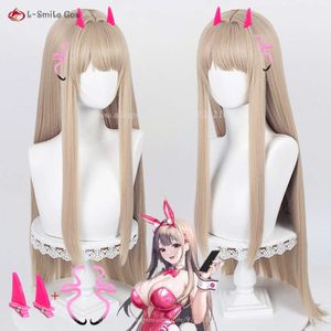 Costumes Catsuit jeu la déesse de la victoire NIKKE Viper Cosplay 90 cm perruque en lin résistant à la chaleur cheveux synthétiques femmes Anime perruques + bonnet de perruque