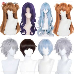 Catsuit Kostuums Hoge Kwaliteit Anime Asuka Langley Soryu Rei Ayanami Kaworu Nagisa Misato Katsuragi Shinji Ikari Cosplay Pruik EVA Pruiken