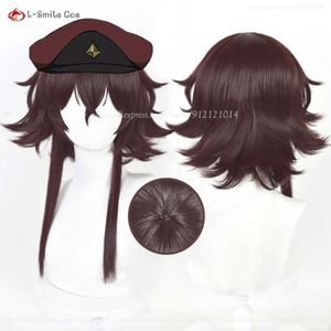 Costumes Catsuit Tetchou Suehiro Bungou chiens errants Cosplay Anime noir marron résistant à la chaleur perruques synthétiques fête + bonnet de perruque