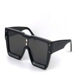 Mode-Sonnenbrille im Laufsteg-Stil Z2188, quadratische, dicke Platte mit Kristallverzierung, Avantgarde-Design, Outdoor, UV400, prot274f