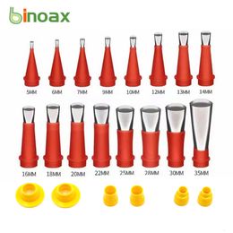 Caulking Gun Binoax 22 PCS roestvrij staal Caulk -mondstuk Applicator met basisfinisant afdichtingsgereedschap voor keukenbadkamer 221128