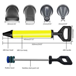 Kitpistool Cement Kalk Pomp Grouting Mortel Sproeier Applicator Grout Vullen Gereedschap Met 4 Nozzles Y98E 221128