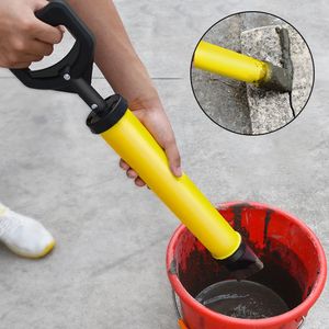 Caulking Gun Grout Filling Tools With 4 Nozzles Applicator Hand Tools Caulking Gun Grouting Mortar Sprayer Cement Lime Pump 231016