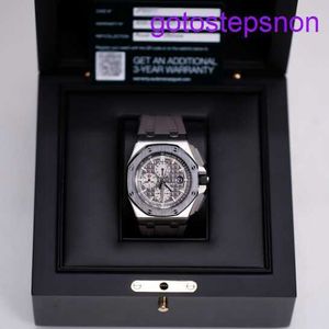 Causale AP pols Watch Royal Oak Offshore 26400 Herenhorloge Chronograph Automatisch mechanisch Zwitserse horloge Sports Leisure Fashion Watch Luxe meter 44 mm