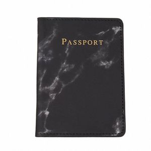 Causale paspoortomslag voor vrouwen mannen PU Leather Style Travel ID Creditcard Paspoorthouder Pakket Wallet Portemonnee Tassen Pouch 77bs#