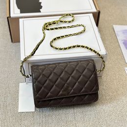 caviar woc sacs à bandoulière pour femmes mini sac de designer noir blanc chaîne en treillis de diamant sacs à main de luxe qualité marque plaid petits sacs à main deisgner femme sac à main