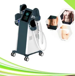 Cavitatie EMS Slanksysteem Beeldhouwen spierstimulatiemachine 4 Handgrepen RF Butt Lifting Massager Fitness Body 2022 HIMS Maquina de Esculpir Ems Hips Trainer