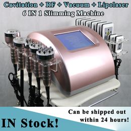 cavitatie 40 k 6 in 1 afslanken machine lipolaser body shaping machines vacuüm therapie RF huidverstrakking schoonheid apparatuur
