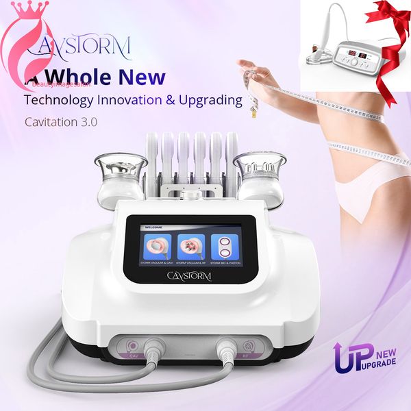 CaVstorm Adelgazante 40k Cavitación 3.0 Quema grasa RF Anti Celulitis Estiramiento facial Estiramiento de la piel Máquina de belleza