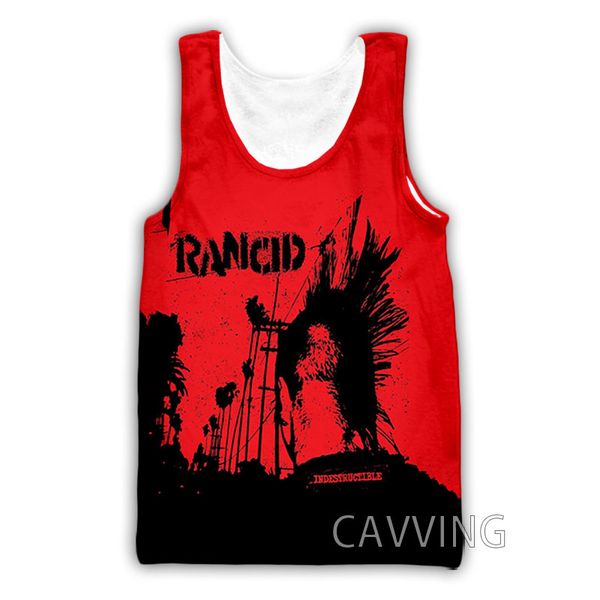 Cavving 3D impresa rancida banda tank tops harajuku chaleco camisetas de camisetas de verano para hombres/mujeres