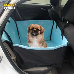 CAWAYI KENNEL Pet Carriers Hond Autostoel Cover Carrying voor Honden Katten Mat Deken Achter Rug Hangmat Protector transportin perro HKD230706