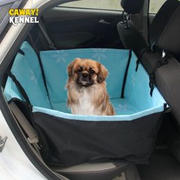 Cawayi Kennel Pet S Dog Cart Cover de asiento para perros Cats Many Many Back Hammock Protector Transportin Perro 240423