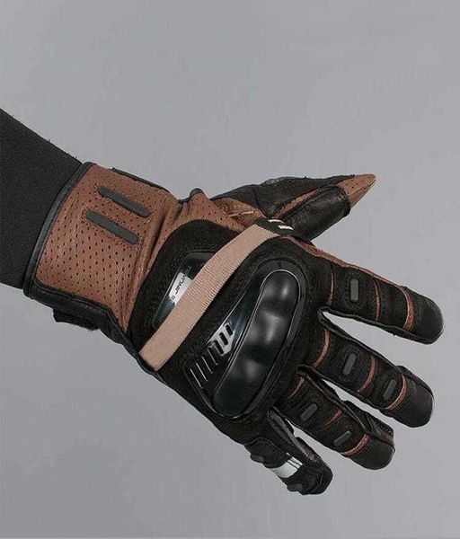 Cayenne Pro Moto Gants De Moto En Cuir Noir Véritable MX Racing2161895