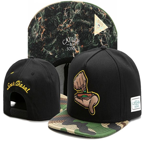 Cayler Sons Gorras de béisbol deportes camo humo plano Hombres mujeres verano snapback hueso hip-hop deporte sombreros al aire libre