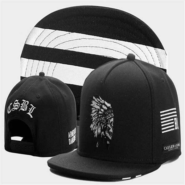 Cayler Sons CSBL crâne indien casquettes de Baseball mode nouveauté os gorras hommes Hip Hop casquette Sport Snapback Hats2477
