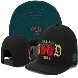 Cayler Sons Flower Rose Baseball Caps Style Hip Hop Sports Snapback Hats Chapeu de Sol Bone Masculino Men Women284K