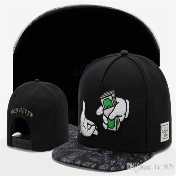 Cayler Sons Dieu donné de l'argent casquettes de relance chapeaux pour hommes casquette hip hop relances chapeau de baseball casquettes de baseball rap gorras bone331m