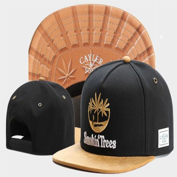 Cayler Sons smokin arbres feuilles d'érable toucas gorros Baseball casquettes de soleil marque de sport snapback chapeaux pour hommes Hip hop casquette entière fa305b