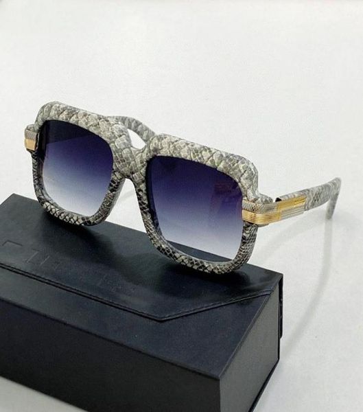 Caza Skin 607 Top Luxury Luxury High Quality Designer Sunglasses for Men Women New Sell World Fashion Show Super Brand italien 9967324