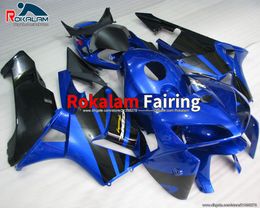 Kits de carénages de moto CBR600RR pour Honda CBR600RR F5 2005 2006 05 06 Kits de carrosserie de carénage de moto bleu (moulage par injection)