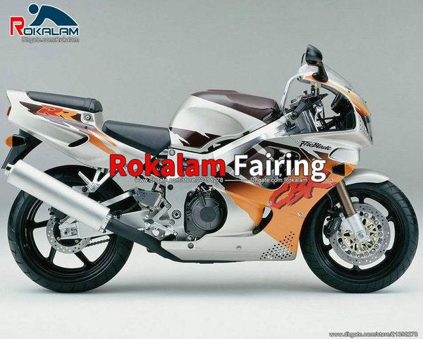 CBR900RR CBR900 carénage de carrosserie pour Honda CBR 900 RR 900RR 893 94 95 1994 1995 carénages complets en plastique ABS Orange ruban