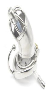 CBT Toy CB600S roestvrijstalen kooi met urethrale geluidskatheter Anti-off spike ring Devices Penis Lock for Men Sex GG2254533187