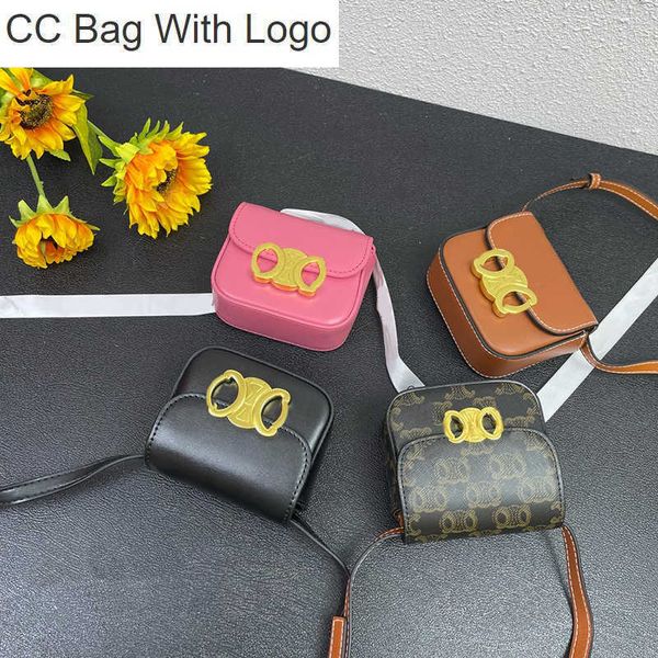 CC Bag 7A Mini bolsos de hombro Diseñador Crobody Bag Bolsos Flap Wallet Lápiz labial Bolso de mujer Hardware dorado Impreso Monedero de cuero genuino Niños Bolsillo interior