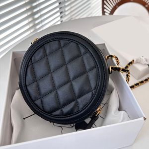 sac à chaîne sac de créateur sac à bandoulière sac à main de luxe sac à bandoulière femme classique à rayures de diamant petit sac rond en cuir véritable portefeuille de shopping sac à main de haute qualité