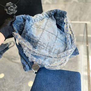 cc tas trend 23 tassen zwarte vuilniszak ontwerp denim antiek zilver grote draagtas dames schouder messenger bag winkelen portemonnee handtas designer portemonnee kanaal