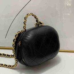 cc bag Designer For Women Black CF Bolso Cadena de cuero Hombro inclinado Clutch Flap Totes Bag Letras dobles Sólido Cerrojo Cintura Rayas cuadradas Cartera de lujo E563