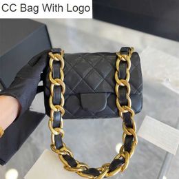 Sac CC Autres sacs sac à bandoulière de luxe mode chaîne grossière sacs à main femme sacoche en cuir d'agneau concepteurs de courtepointe sac à main dame en cuir véritable rétro messager crossbod