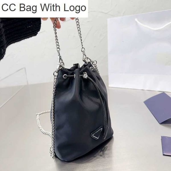 CC Bag Otros bolsos Timeless P Bolsos de cubo con cordón de nylon para mujer Sport Sexy Silver Metal Chain Handle Totes Crossbody Hombro Gran capacidad Diseñador de lujo Ha