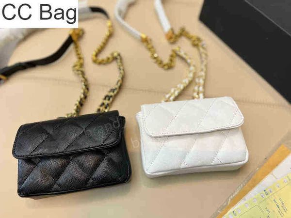 CC Bag Riñoneras 2022 Mini Mujer Diseñador Cadena Crossbody Unisex Calidad superior Cuero de oveja Monedero Precio al por mayor Bola de metal de lujo Ha