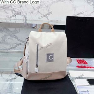 CC Brand Backpack Luxurys Women Sport Outdoor Packs Designer rugzakken HANDEL TOTE TOTE LEDEREN DUFFEL Handtas Reistassen Grote capaciteit Letter Afdrukken Should