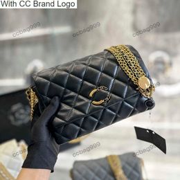 CC Brand Totes Small Flap Gold Metal Cadena Bolsas Suave Cordero Cuero Classic Ringer Quilting Monedero Famoso Diseñador Bolso Mujeres Lujos Sacoche Francés Multi P