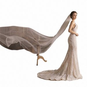 CC Bridal Veil Women Hair Accory Engagement Bijoux TULLE DESIGNE SIMPLE LG CATHÉDRE VEILS ONE LAYER VENTE HOT V828 I1JM #