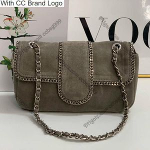 CC Cross Body Vintage Jumbo Flap Cowhide Designer Sacs de luxe Femmes Passepoil en cuir givré Bandoulière Sac à main Lager Capacité Pochettes Sacoche Portefeuilles Mult