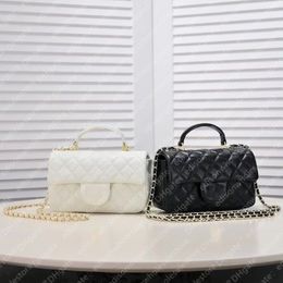 CC Designer Bag Woman Schouder Fashion Bag Messenger Bag Classic Quilted Bag Flap Sheepskin Hand Schank leer 20 cm