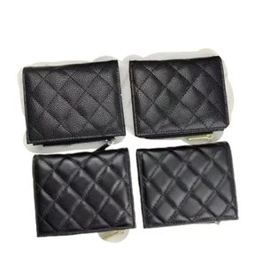 CC luxe modeontwerper dames klassieke mini portemonnee lederen mini gewatteerde zak munt portemonnee koppeling casual loopbrugkoppelingszak