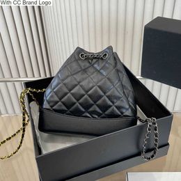 CC Sacs d'épaule CC Vintage College Wandering Backs Bacs Bicater Chain Sac à dos Silver Quilted Femmes de grande capacité de grande capacité CROSS-FORM-FORME SBOCK S