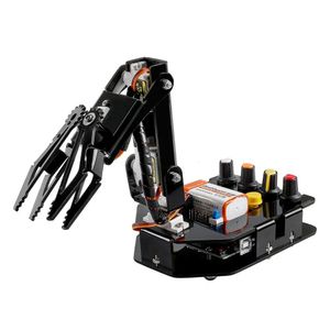CC SunFounder robotarmrandkit compatibel met Arduino R3 - een robotarm om STEM-onderwijs te leren 101 stuks 240116