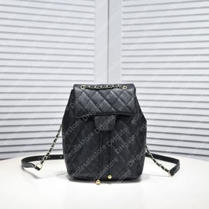 CC top nouveau sac à dos en cuir de Salzbourg Produits de luxe Classique Grande capacité Sac à dos Simple Exquis Jeune et à la mode Lady Hasp sac à dos