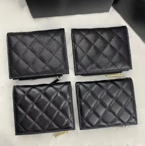 Cc Wallet Designer Card Holder Wallet Women Purse Small Wallet Purses Mini Bag Caviar Leather Mini Bag Sacs matelassés Porte-monnaie Pochette Zippy Wallets
