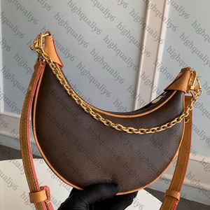 LL10A Mirror Quality Designer Sac à épaule sac Moon Sac en cuir sac en cuir Sac de luxe Crossbody Sac Emballage exquis