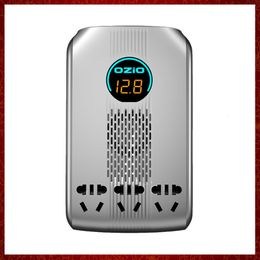 Cargador de coche CC221 6 USB QC3.0 PD carga rápida 200W 12V 24V a 220V pantalla LED inversor de coche con 3 enchufes 2 Inversor de encendedor de cigarrillos