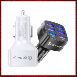 CC260 6 Ports USB Charge de voiture 48W rapide 15A Mini Charge rapide pour iPhone 11 Xiaomi Huawei adaptateur de chargeur de téléphone portable dans la voiture