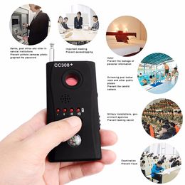 CC308 + Multi Wireless Camera Lens Detector Radio Wave Signaal Detect HiddenCamera Full-Range WiFi RF GSM Apparaat Finder