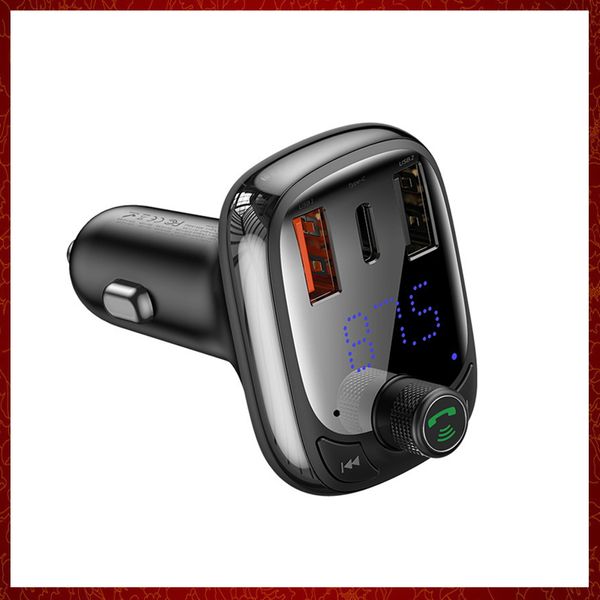 CC379 Charge rapide 4.0 chargeur de voiture pour téléphone transmetteur FM Bluetooth Kit Audio lecteur MP3 rapide double USB voitures chargeurs de téléphone