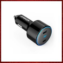 Cargador de coche CC409 USB C 48W 2 puertos PIQ 3.0 Adaptador de cargador rápido PowerDrive III Duo con suministro de energía para iPhone 11/11 Pro/1